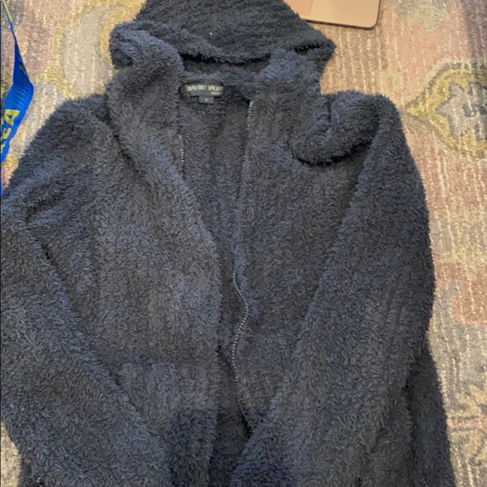 barefoot dreams zip up hoodie